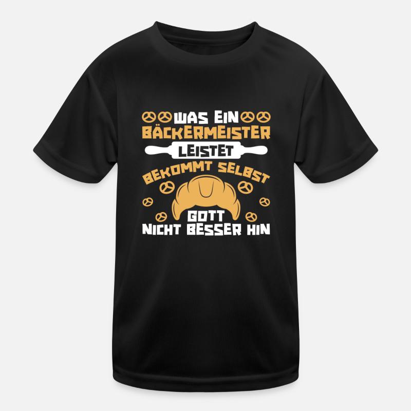 Bäcker Backen Konditor Kinder Funktions-T-Shirt