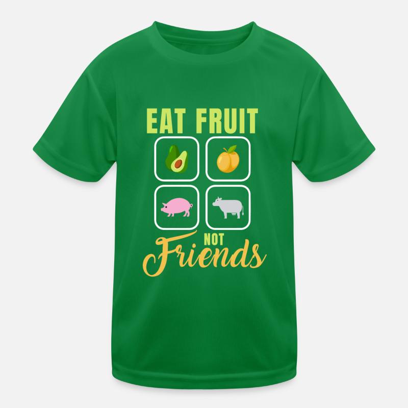 Essen Sie Keine Freunde - Vegan Kinder Funktions-T-Shirt