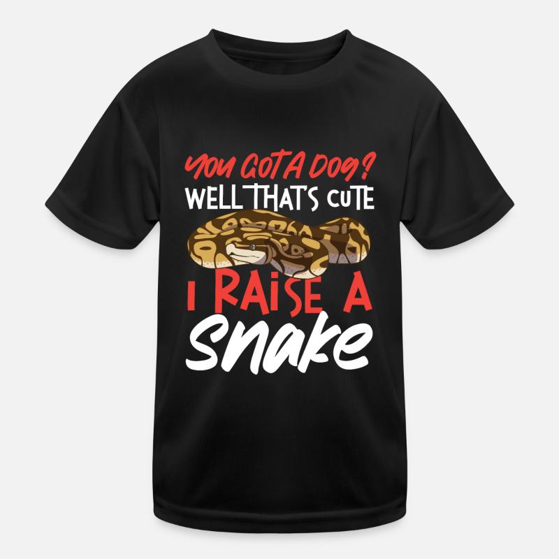 Serpent serpent Vous avez un chien? Puits T-shirt sport Enfant