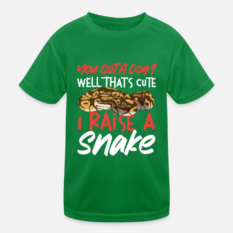 Serpent serpent Vous avez un chien? Puits T-shirt sport Enfant