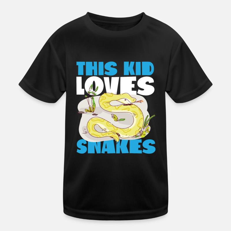 Snake Serpent This Kid Loves Kids Functional T-Shirt