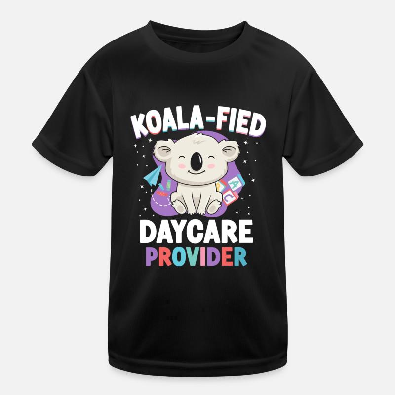 Fournisseur de services de garde d’enfants Enseignant T-shirt sport Enfant