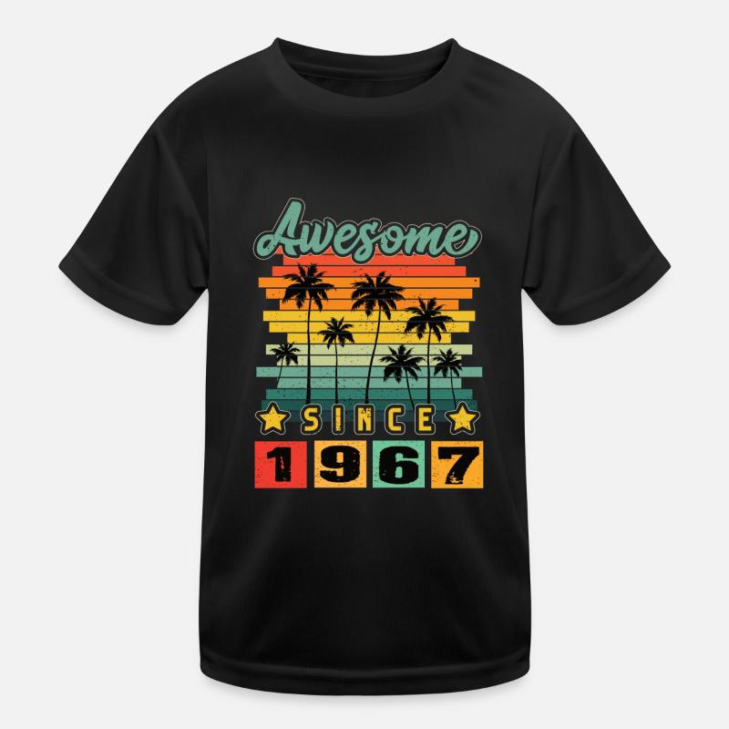 Awesome Since 1967 Kids Functional T-Shirt