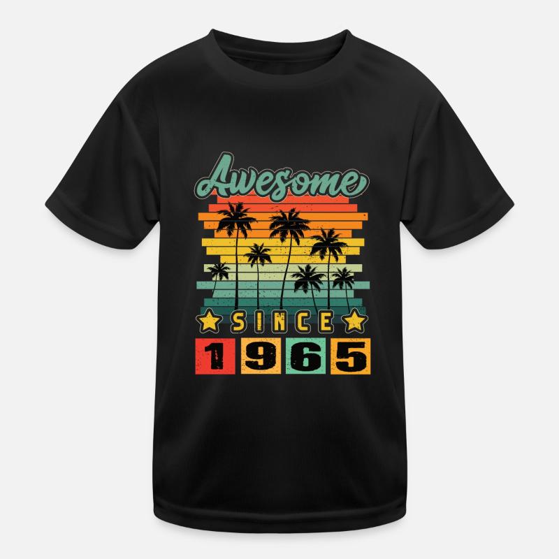 Awesome Since 1965 Kinder Funktions-T-Shirt