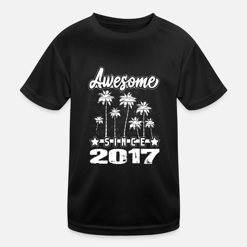 Awesome Since 2017 Kids Functional T-Shirt