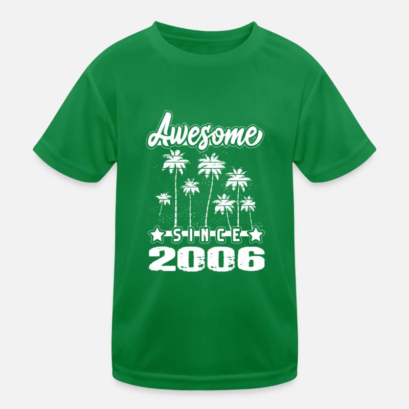 Awesome Since 2006 Kinder Funktions-T-Shirt