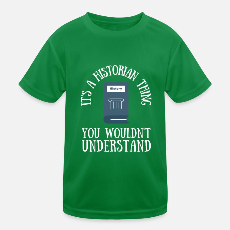 Historien de recherche Conservateur de musée et archiviste T-shirt sport Enfant