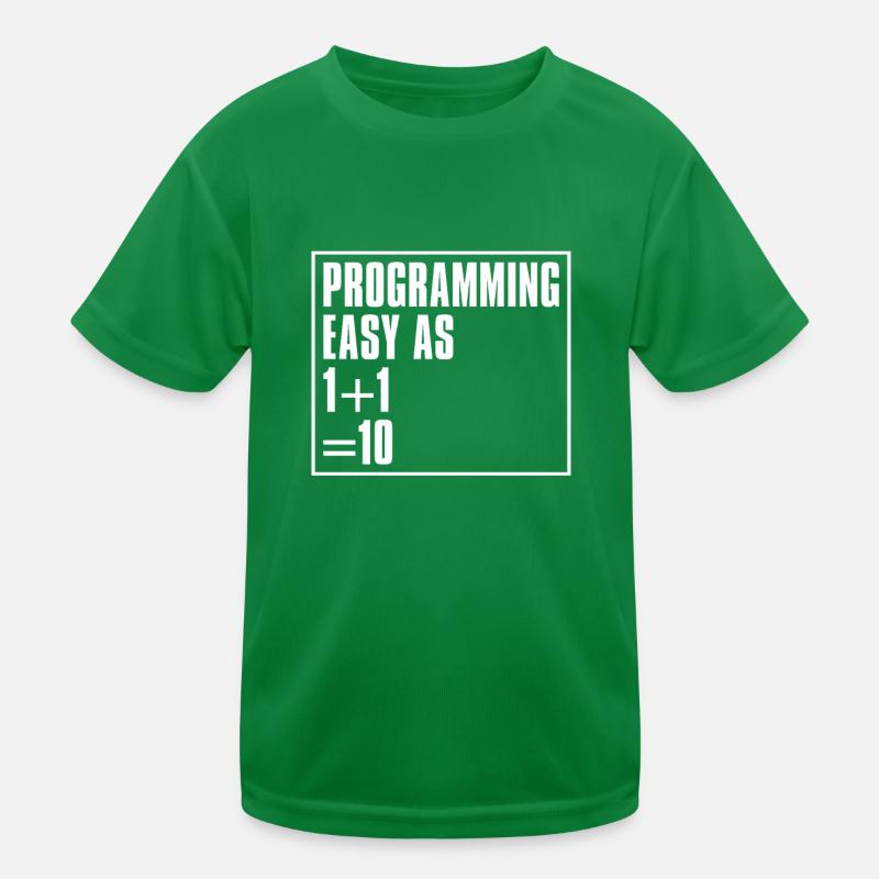 Programmierer Coder Software Entwickler Kinder Funktions-T-Shirt