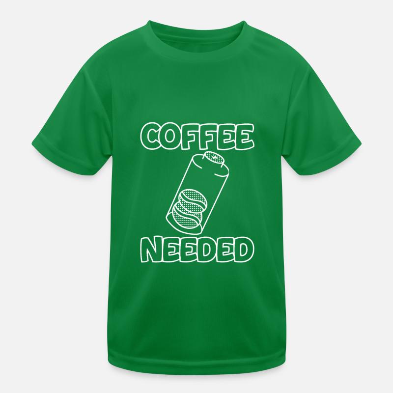 Coffee Needed 2 Kinder Funktions-T-Shirt