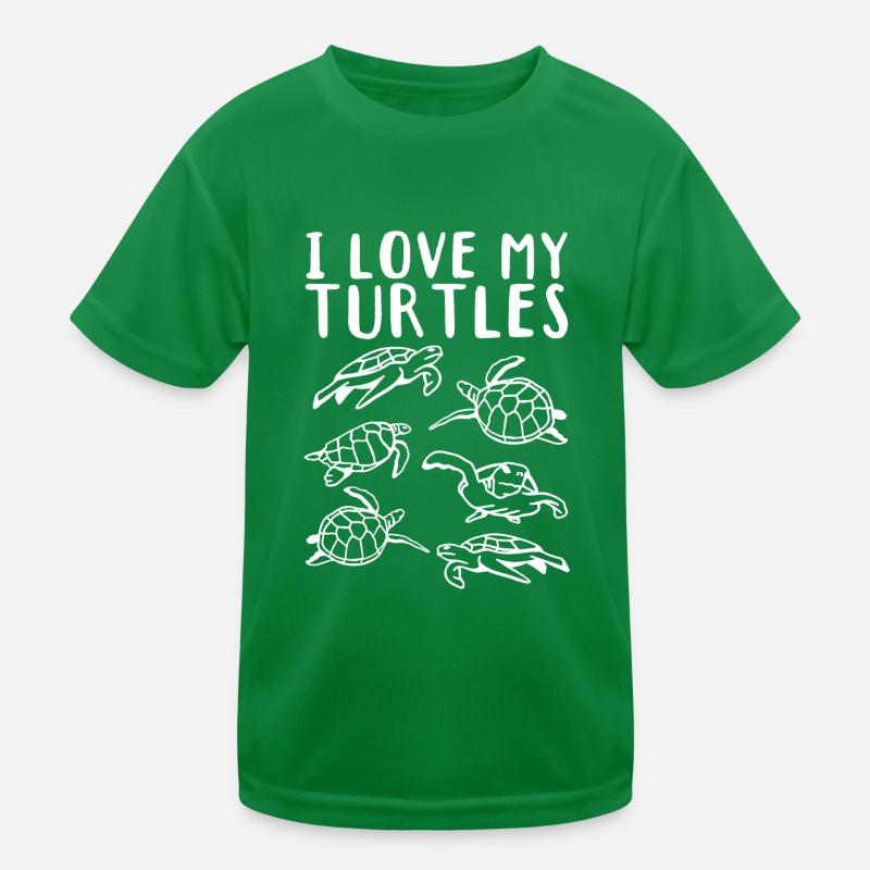 Cute Turtle Lovers Sea Turtles I Kids Functional T-Shirt