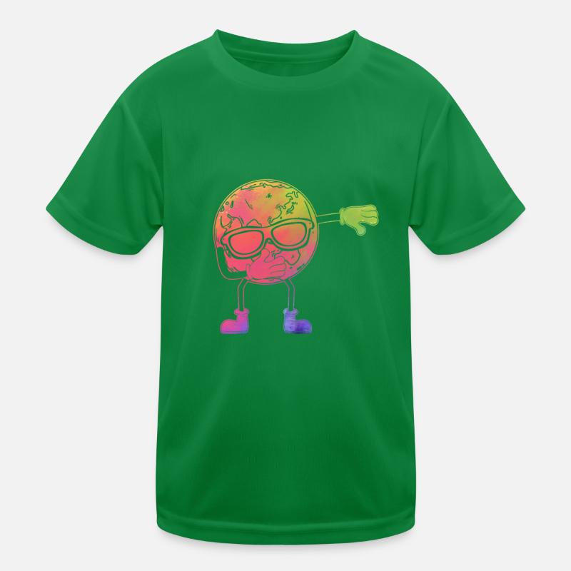Terre Dab Danse Cool Planète Dabbing Planète Dabbing T-shirt sport Enfant