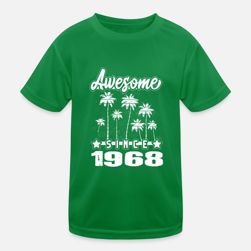 Awesome Since 1968 Kids Functional T-Shirt