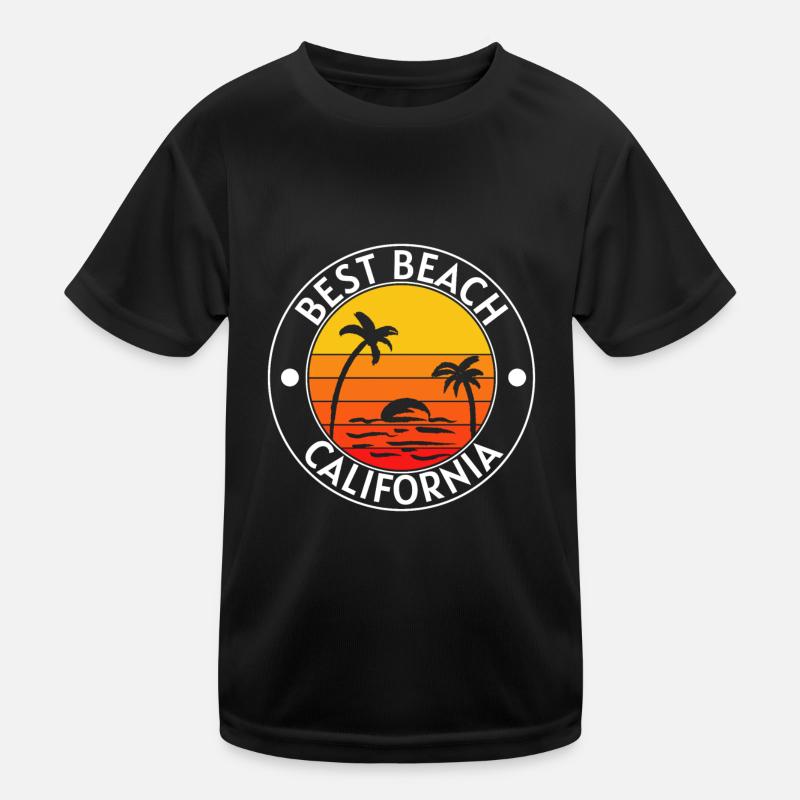 Best Beach California - Beach Kids Functional T-Shirt