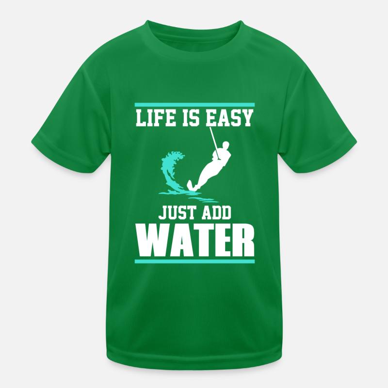 La vie est simple, il suffit d’ajouter de l’eau T-shirt sport Enfant