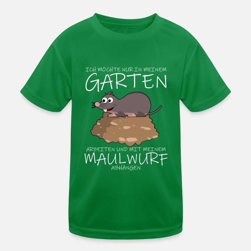 Maulwurf Mole Maulwürfe Kinder Funktions-T-Shirt