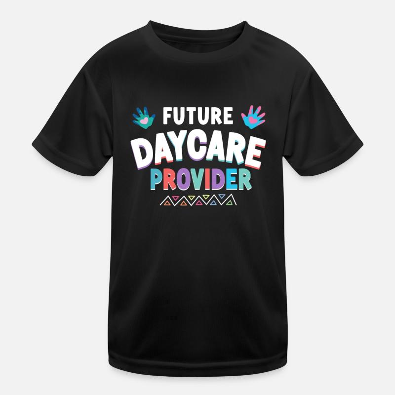 Fournisseur de services de garde d’enfants Enseignant T-shirt sport Enfant