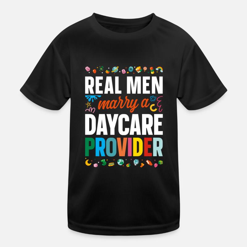 Fournisseur de services de garde d’enfants Enseignant T-shirt sport Enfant