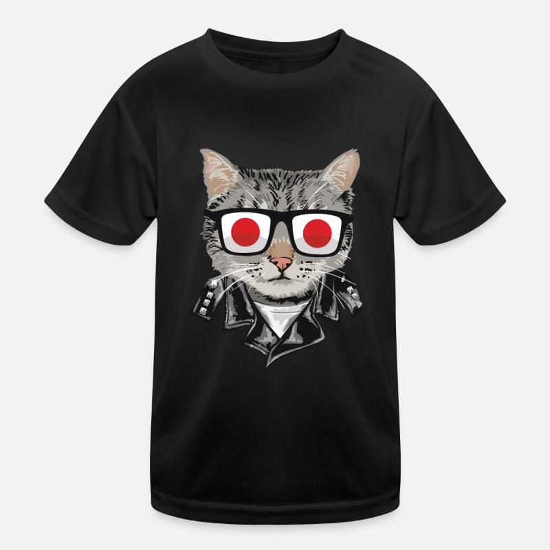 Lunettes de soleil pour chat avec drapeau japonais T-shirt sport Enfant