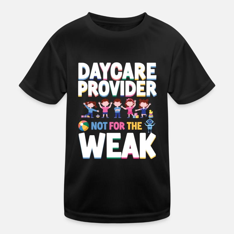 Fournisseur de services de garde d’enfants Enseignant T-shirt sport Enfant