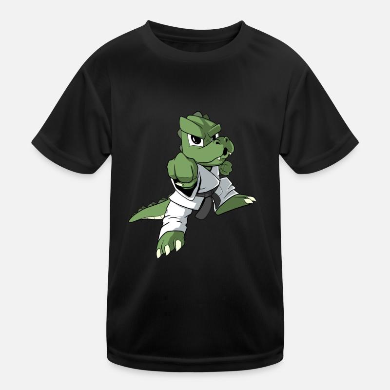 Karate Crocodile Karate Athlete Karateka Kids Functional T-Shirt