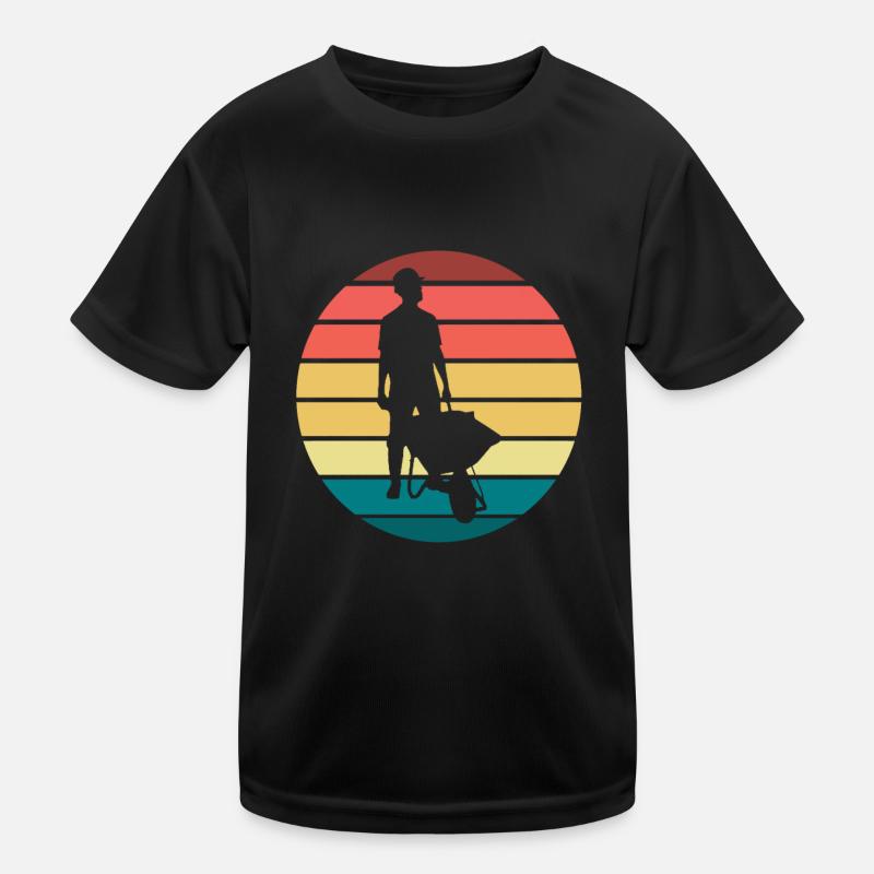 Ouvrier du bâtiment T-shirt sport Enfant