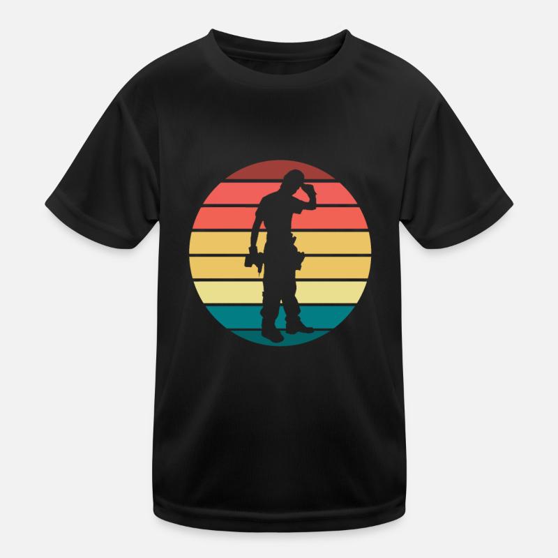 Handwerker Kinder Funktions-T-Shirt