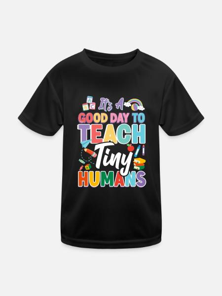 Fournisseur de services de garde d’enfants Enseignant - T-shirt sport Enfant - noir - Devant