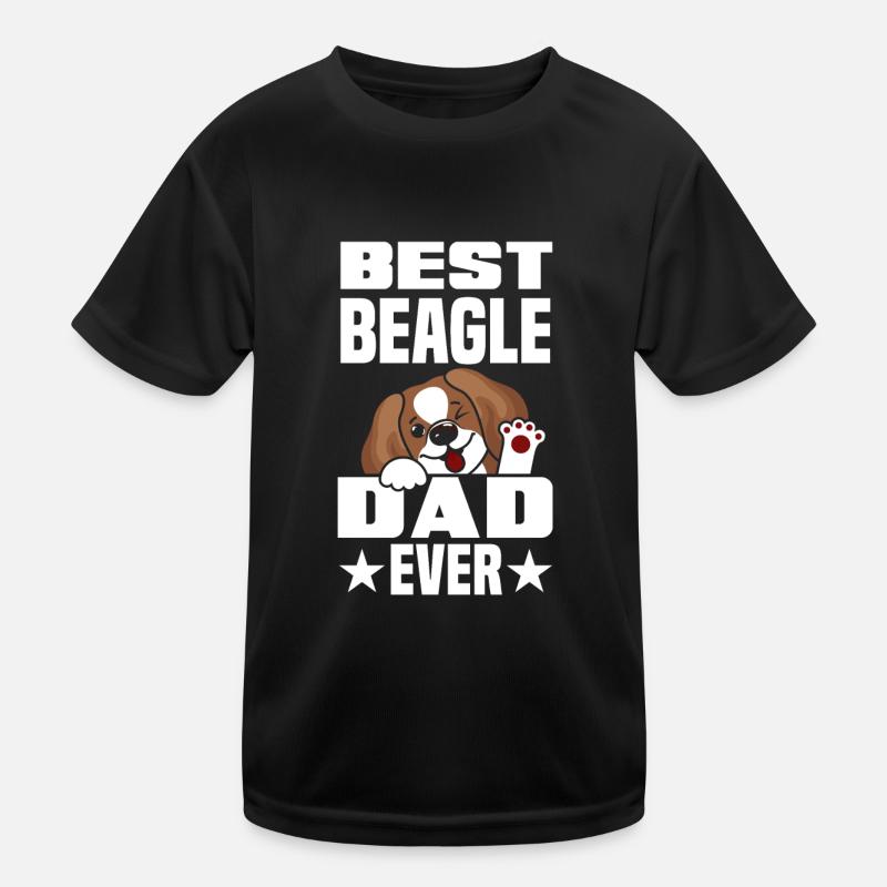 Lustiges Beagle Geschenk Beagle Papa Beagle Dad Kinder Funktions-T-Shirt