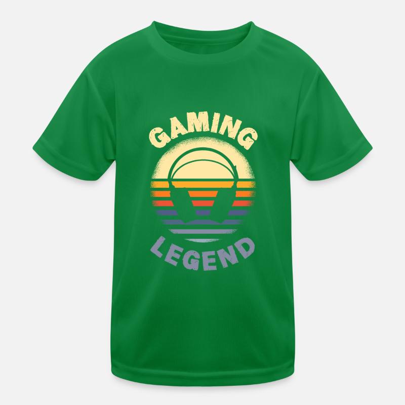 Gaming Legend Retro Video Game Player Console Pc G Kinder Funktions-T-Shirt