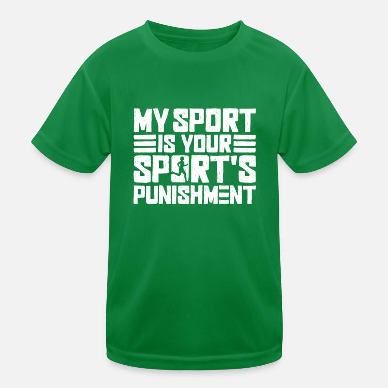 Marathonläufer Marathon Training Joggen Laufen Kinder Funktions-T-Shirt