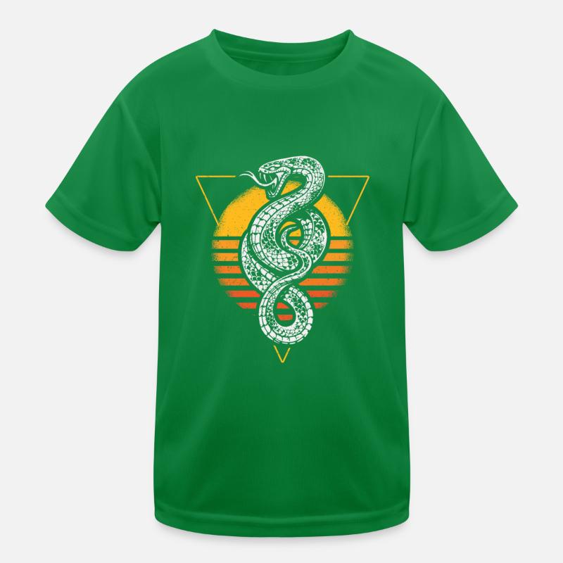 Nur schlange Kinder Funktions-T-Shirt