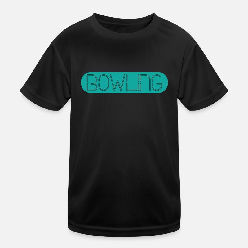 Klassisches Bowling Kinder Funktions-T-Shirt