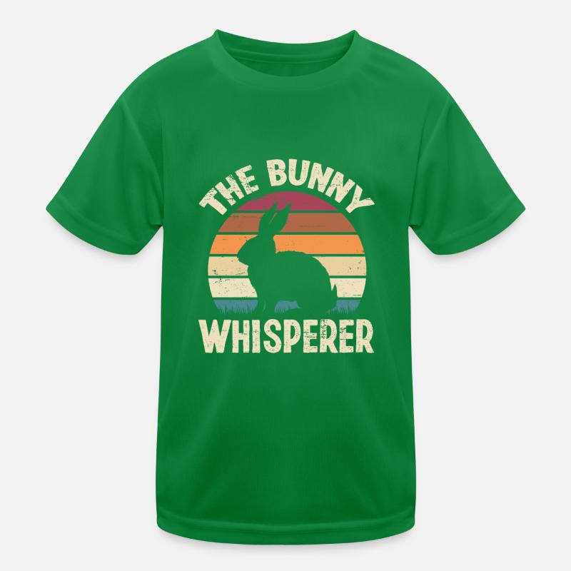 Rabbit Rabbit Pet Rabbit Whisperer Gift Kids Functional T-Shirt