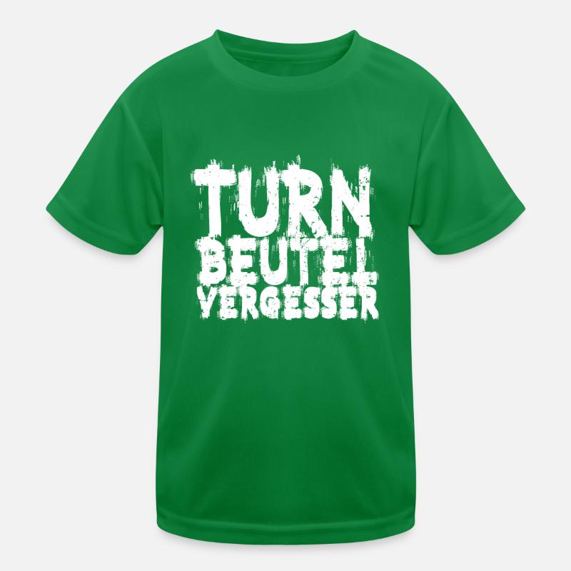 Techno Musik Turnbeutelvergesser Kinder Funktions-T-Shirt