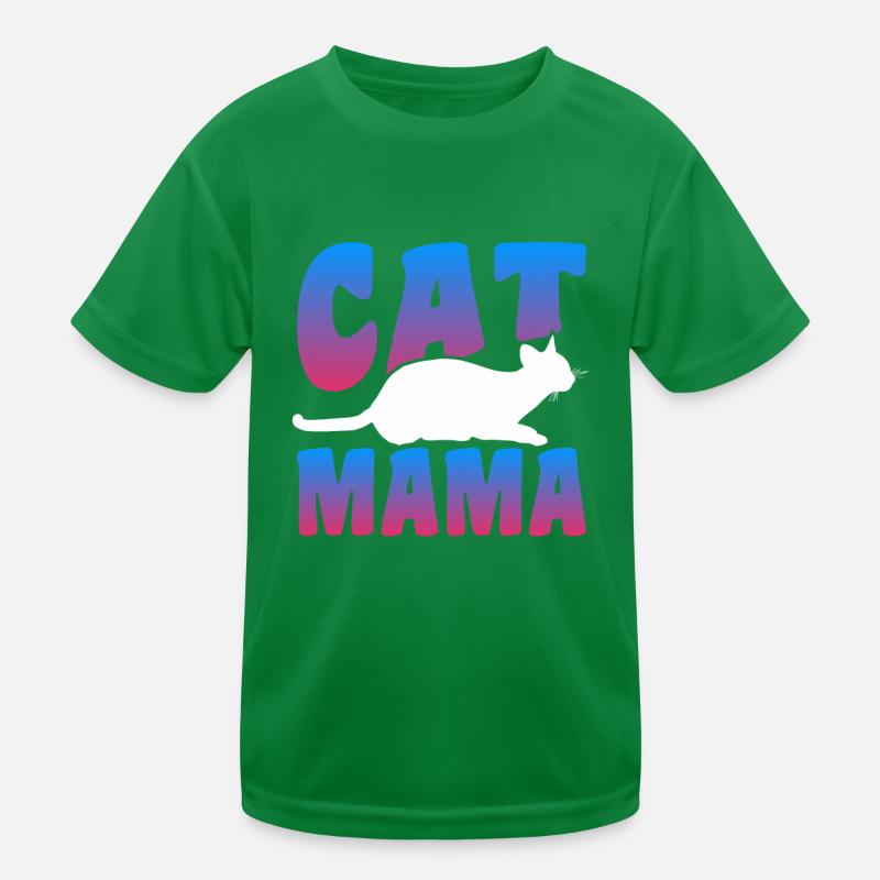 Cat Day Kids Functional T-Shirt