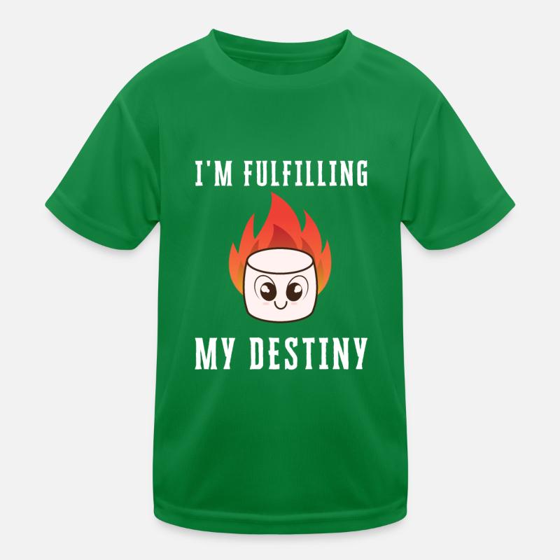 Marshmallow Sandwich Camper Smore Hiking Campfire Kinder Funktions-T-Shirt