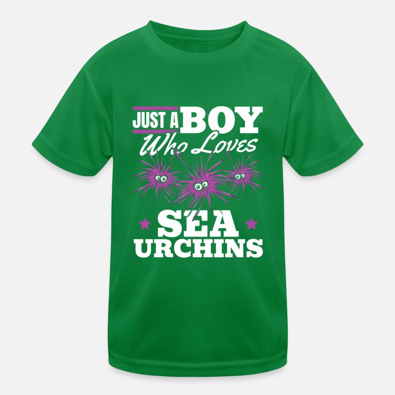 Juste un garçon qui aime les oursins T-shirt sport Enfant