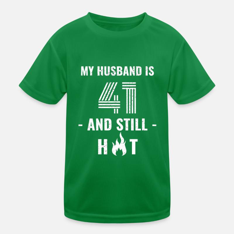 41 Jahre Geburtstag Ehemann Kinder Funktions-T-Shirt