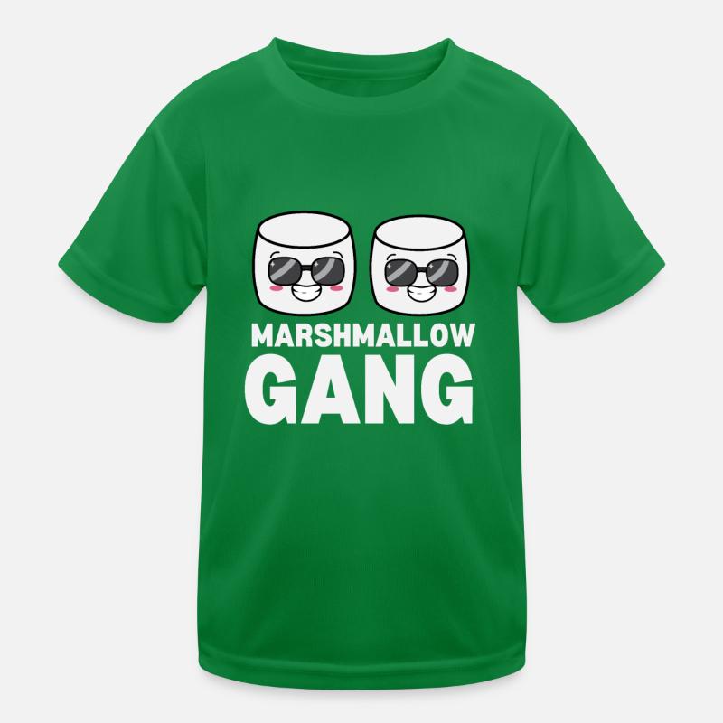 Marshmallow Sandwich Camper Smore Randonnée Feu de camp T-shirt sport Enfant