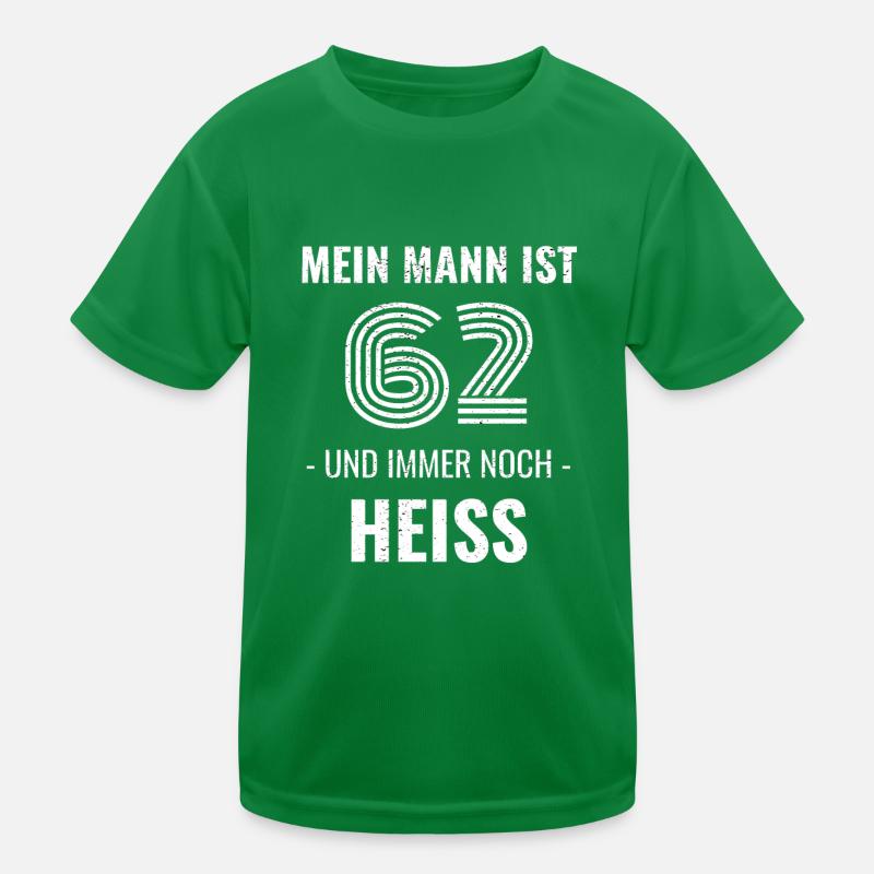 62 Jahre Geburtstag Ehemann Geschenk Kinder Funktions-T-Shirt