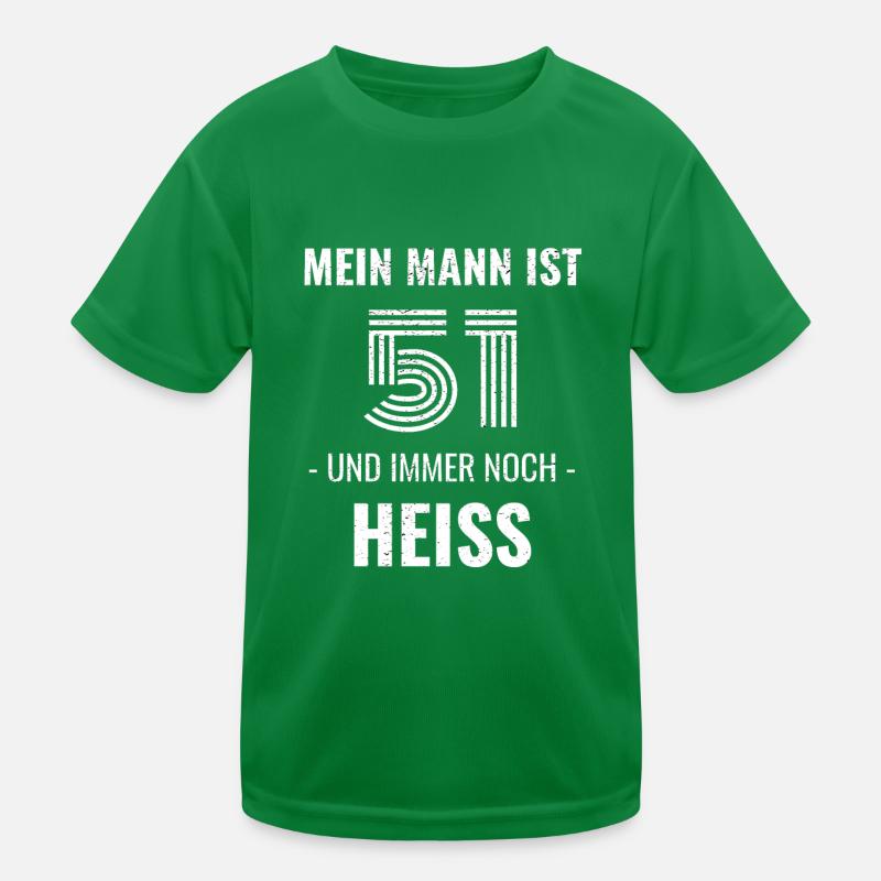 51 Jahre Geburtstag Ehemann Geschenk Kinder Funktions-T-Shirt