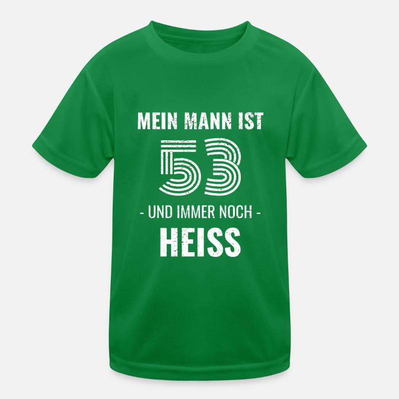 53 Jahre Geburtstag Ehemann Geschenk Kinder Funktions-T-Shirt