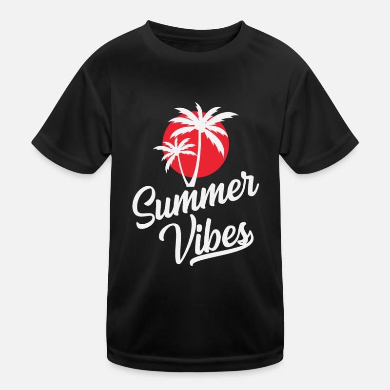 Summer Vibes Kinder Funktions-T-Shirt