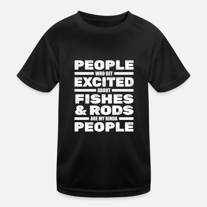 Pêcheur Pêcheur Pêcheurs Pêche T-shirt sport Enfant