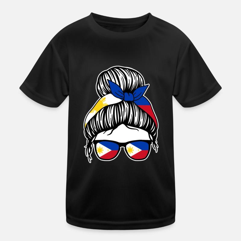 Filipino Philippine Philippines T-shirt sport Enfant
