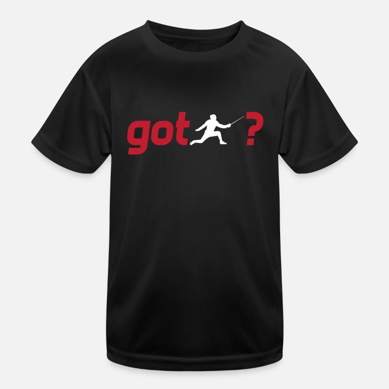 Fechtfertigkeit Kinder Funktions-T-Shirt