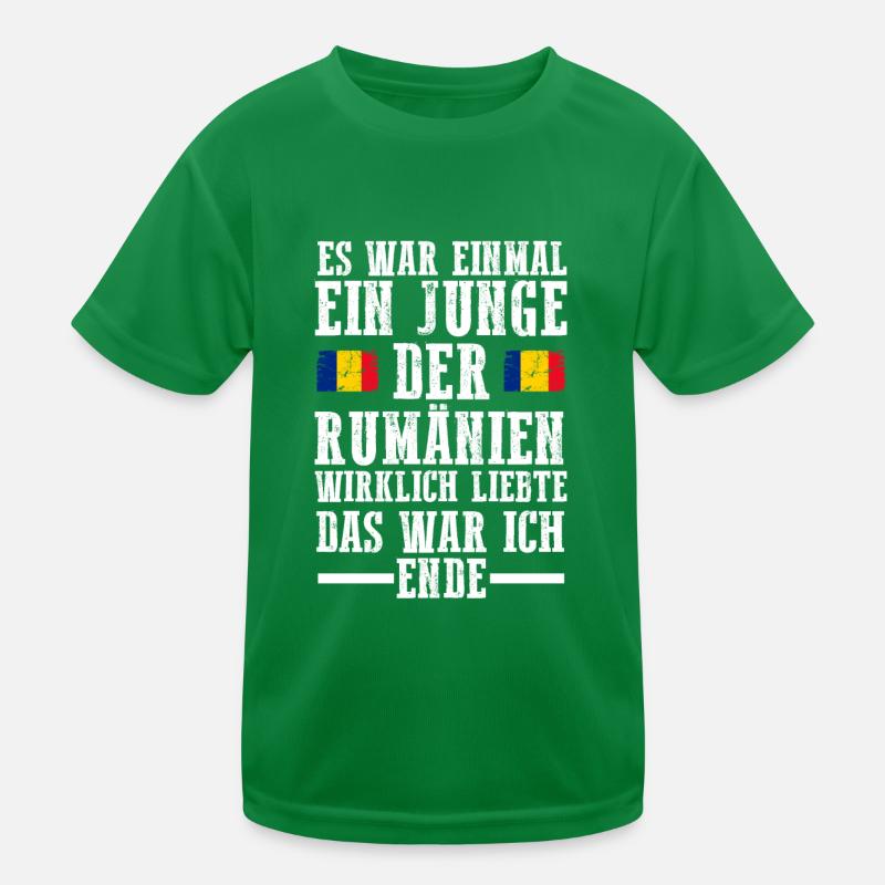 Rumänien Rumäne Rumänisches Kinder Funktions-T-Shirt