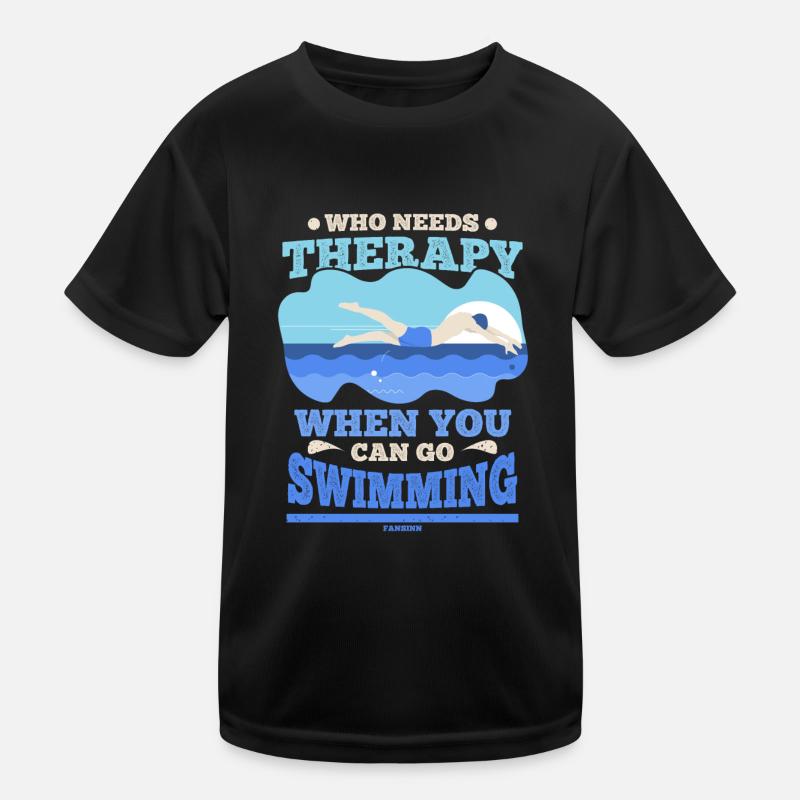 Schwimmen Kinder Funktions-T-Shirt