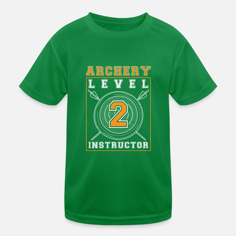 Archer Archery Arrow Archery Archery Kids Functional T-Shirt