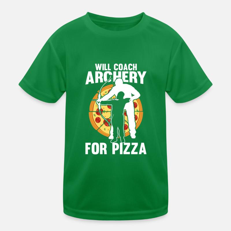 Bogenschütze Bogensport Pfeil Bogen Bogenschießen Kinder Funktions-T-Shirt